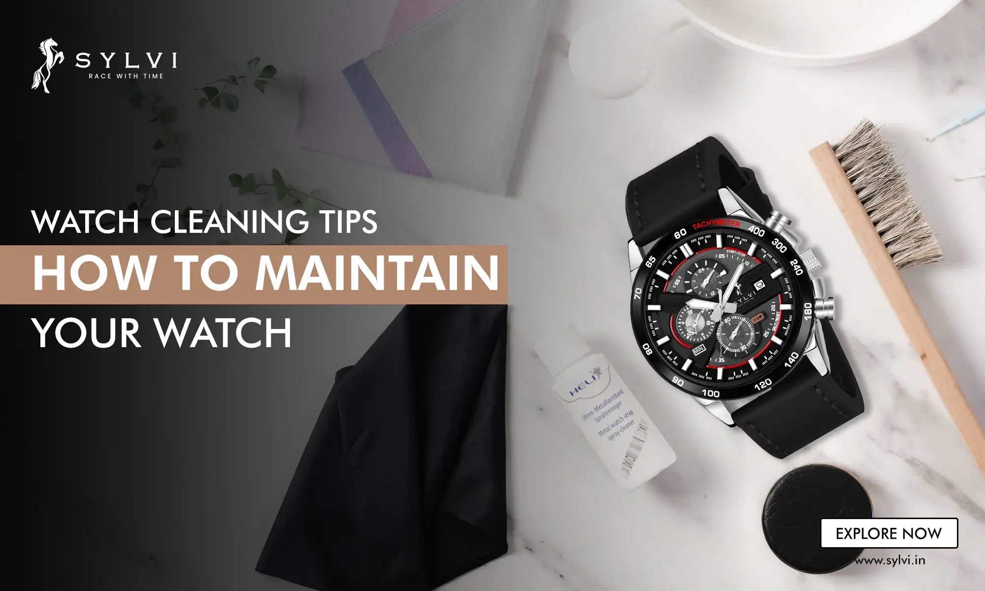 Clean Watch Watch Cleaning Tips - How to Maintain Your Watch – Sylvi