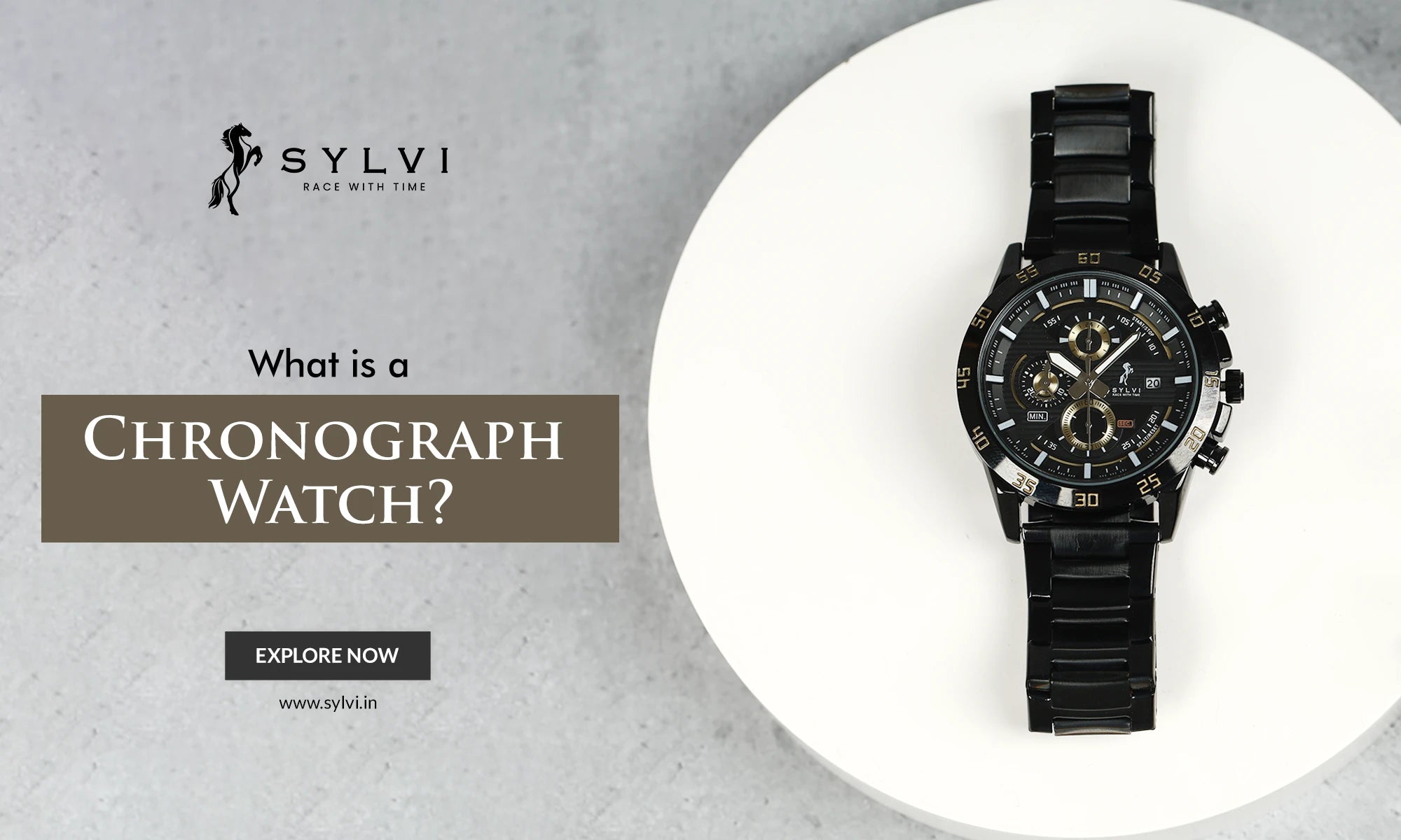 What is Chronograph Watch and How They Work? Sylvi Chronograph Watch Guide