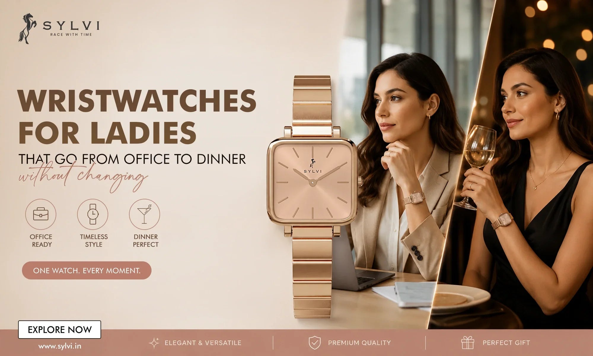 Wristwatches for Ladies That Go from Office to Dinner Without Changing