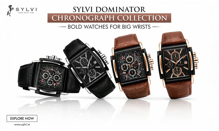 Sylvi Dominator Chronograph Collection - Bold Watches for Big Wrists