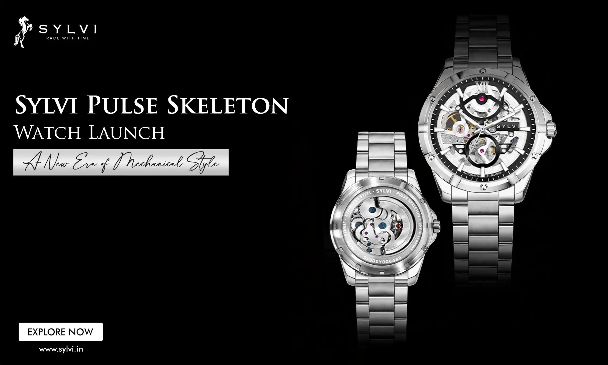Sylvi Pulse Skeleton Watch Launch – A New Era of Mechanical Style