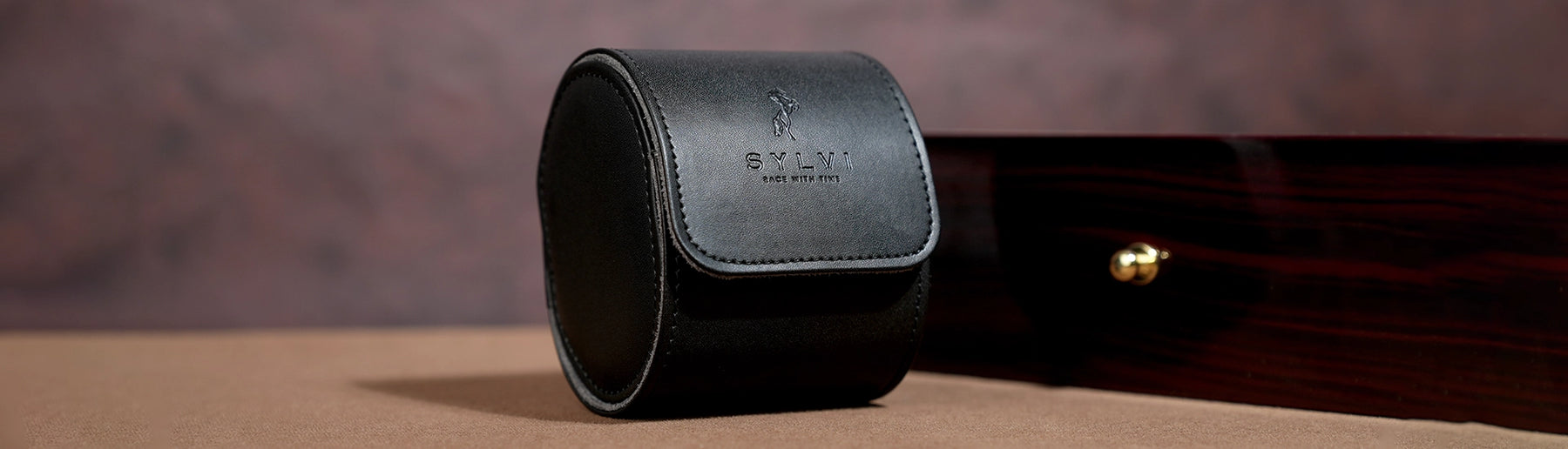 Sylvi Timecrate Leather Watch Box Collection Banner Image