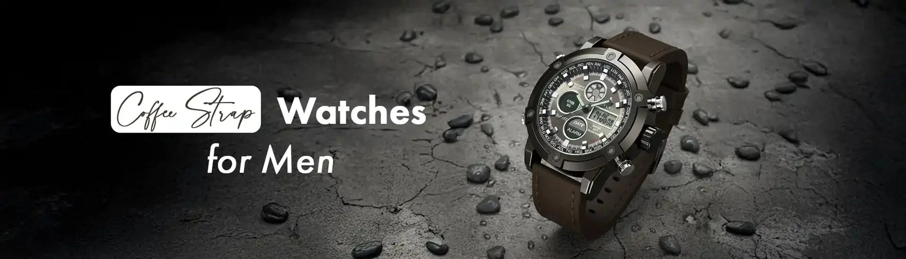 Coffee Strap Watches for Men