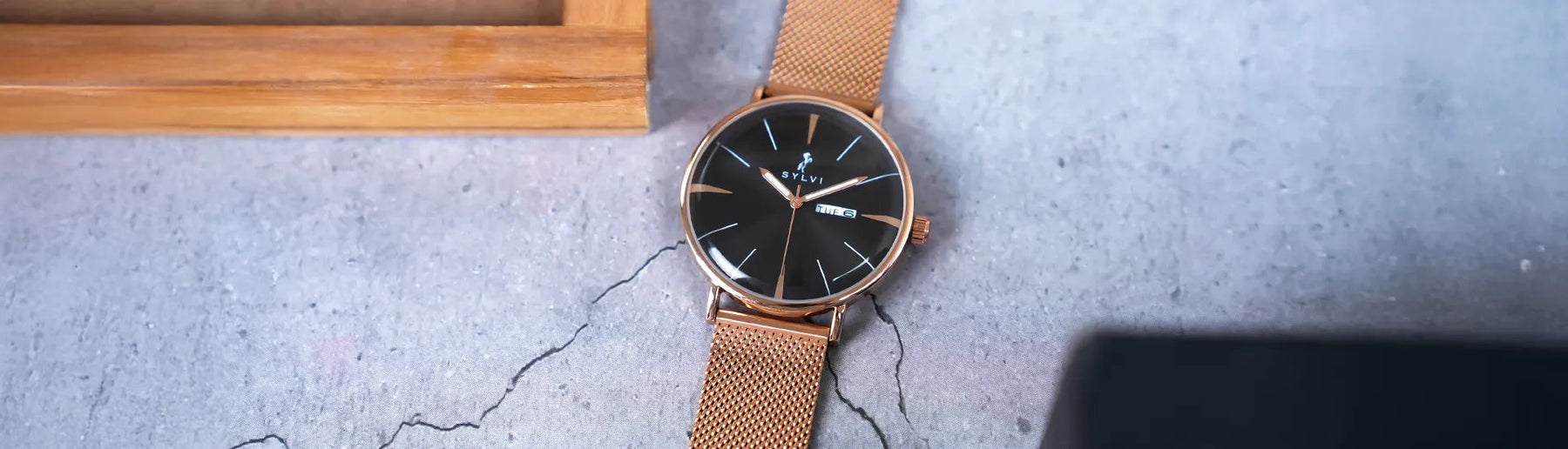 Sylvi Rosegold Watch Collection Banner Image