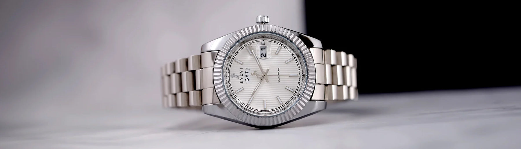 White Dial Watches Collection Banner 1920x550