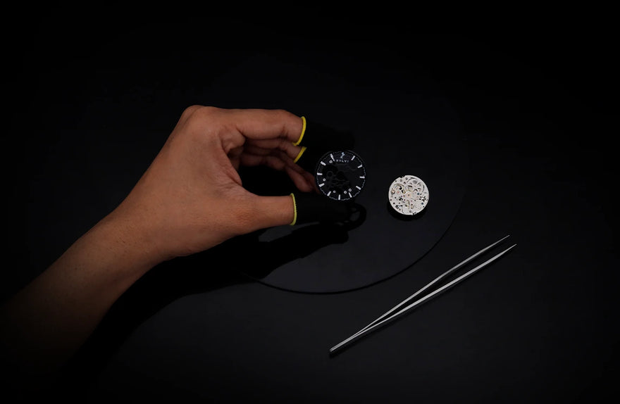 Core X black steel dial setting precision