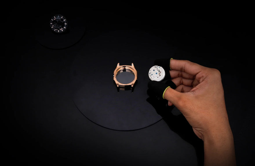 Core X rosegold steel case integration process