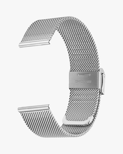 20mm Silver Stainless Steel Mesh Strap for Watch