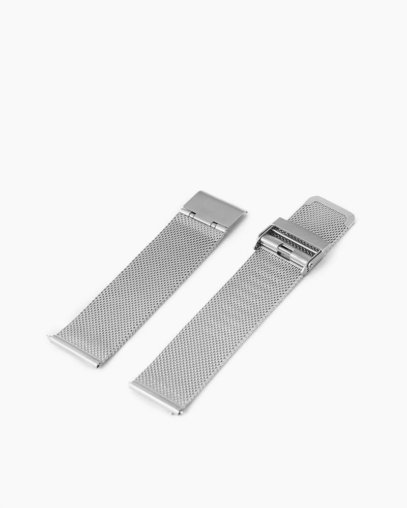 20mm Silver Stainless Steel Mesh Strap for Watch