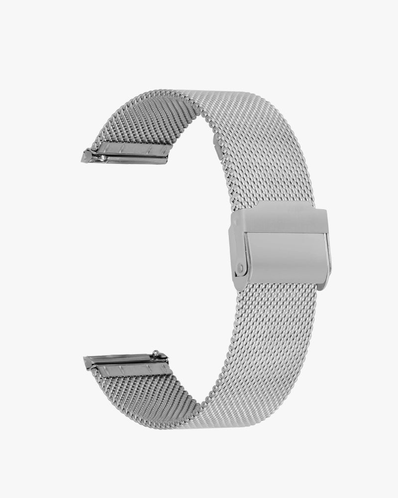 20mm Silver Stainless Steel Mesh Strap for Watch