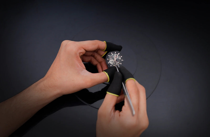 Sylvi Gravitas Black Rosegold Steel hands image