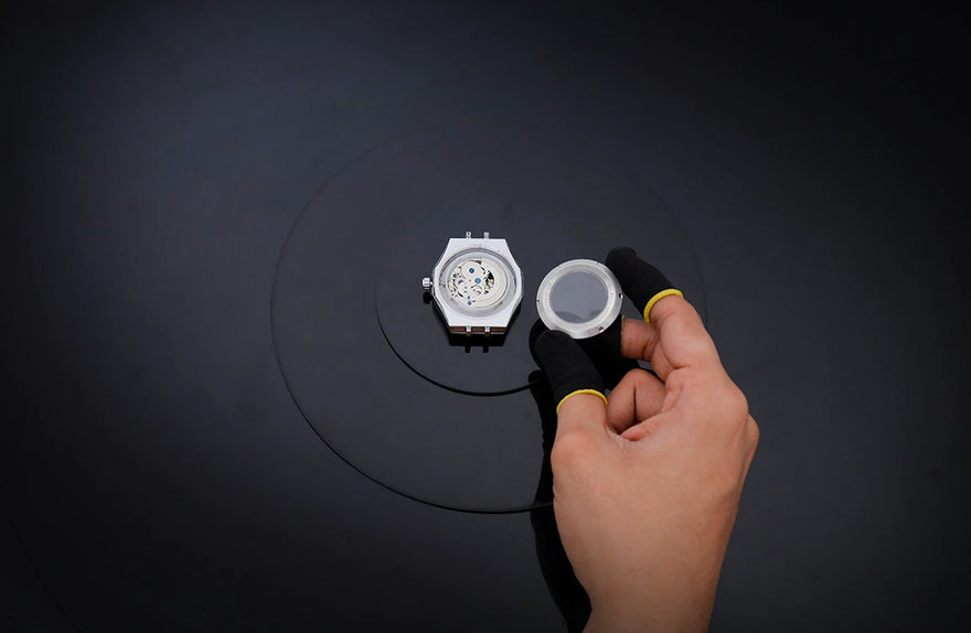 Sylvi Gravitas Blue Silver Steel caseback image