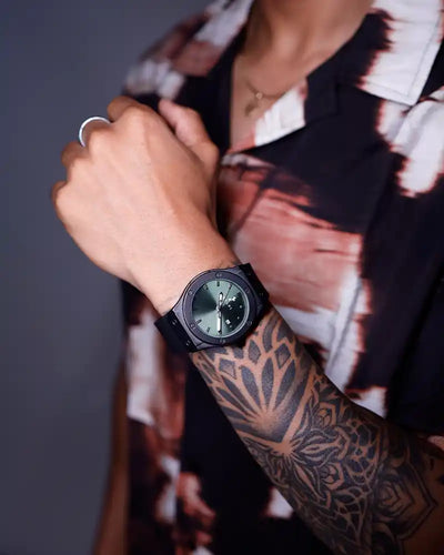 Majestic Green Black Silicone