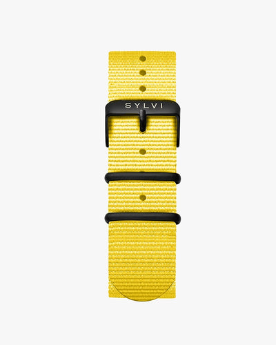 24mm Yellow Nylon Strap