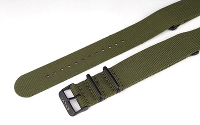 Sylvi 24MM Green NATO Watch Strap Features Image