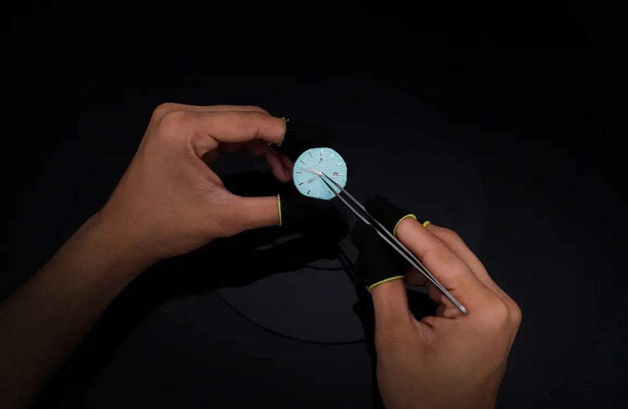 Professional Edge watch hands installation with refined detailing and smooth alignment