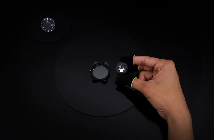 Professional Edge full black watch movement setup ensuring reliable performance