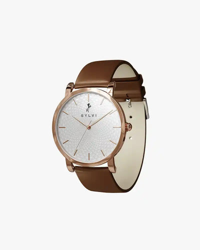 Riva White Rosebrew Leather