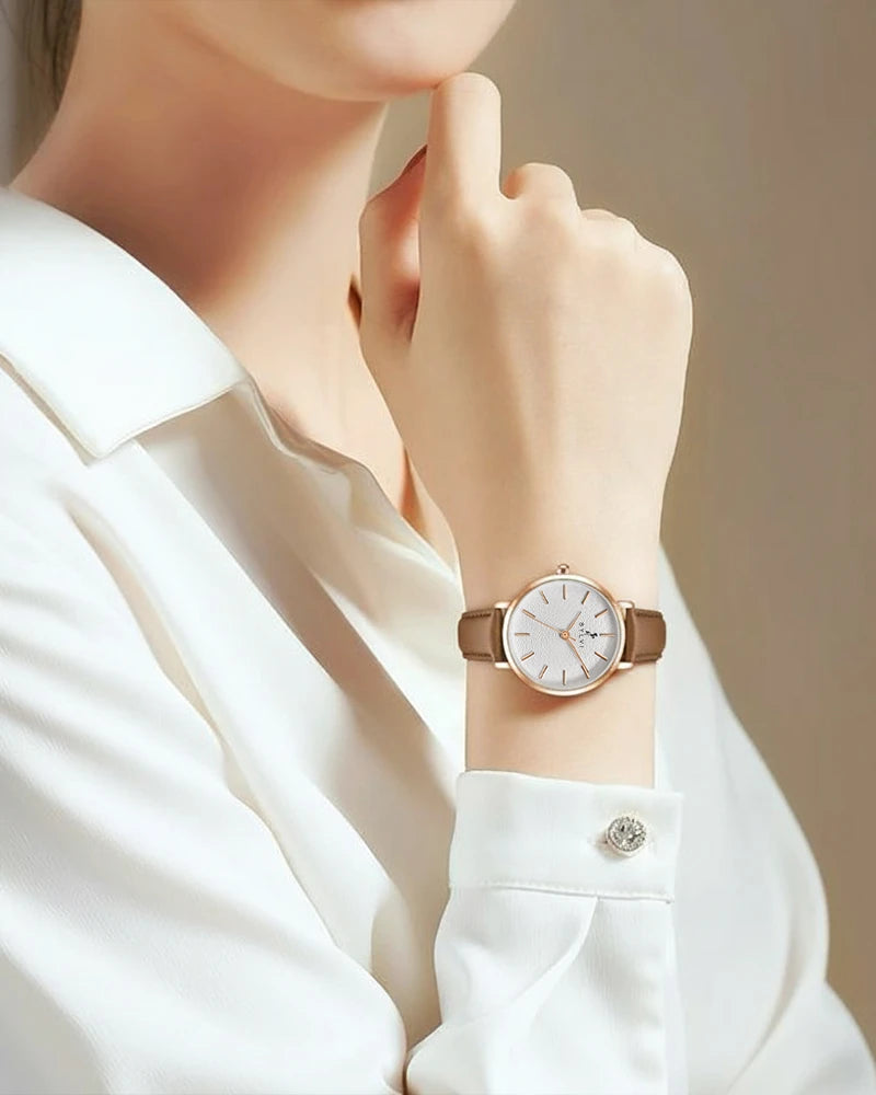 Riva White Rosebrew Leather