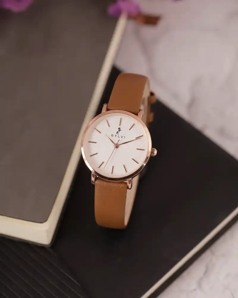 Riva White Rosebrew Leather
