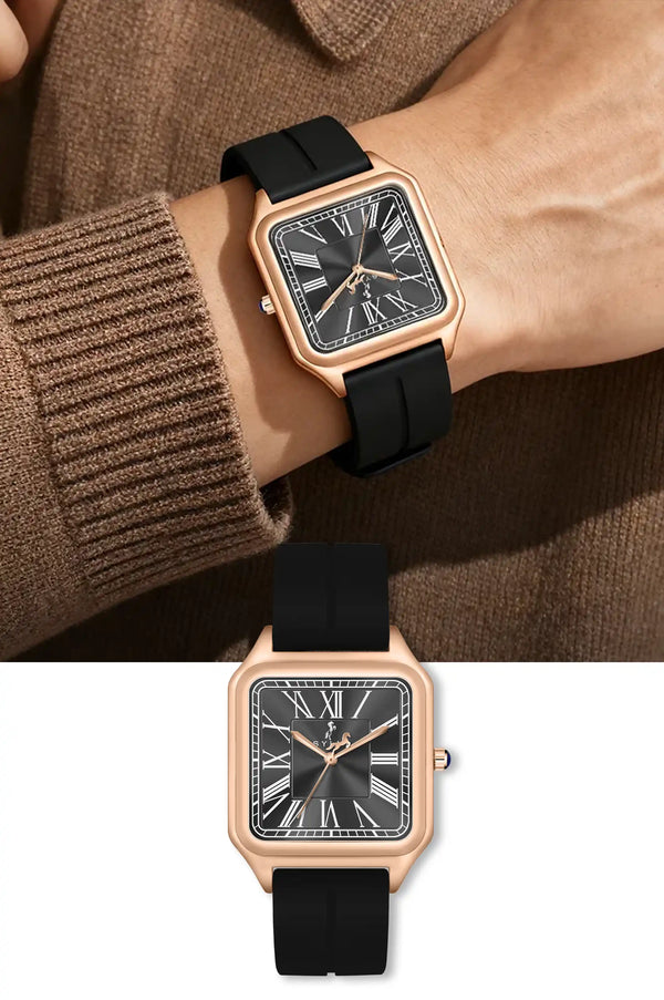 Opus Black Rosegold Silicone