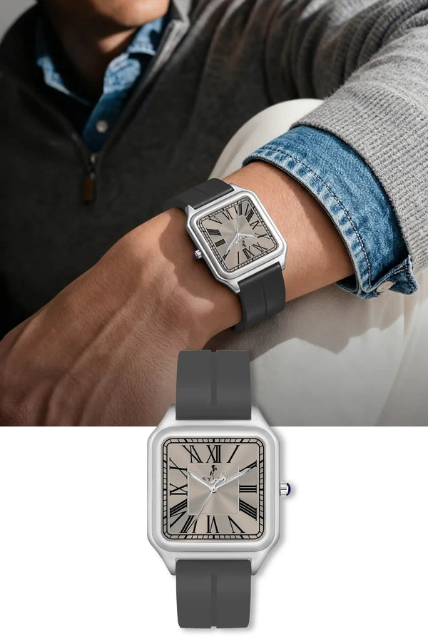 Opus Grey Silver Silicone