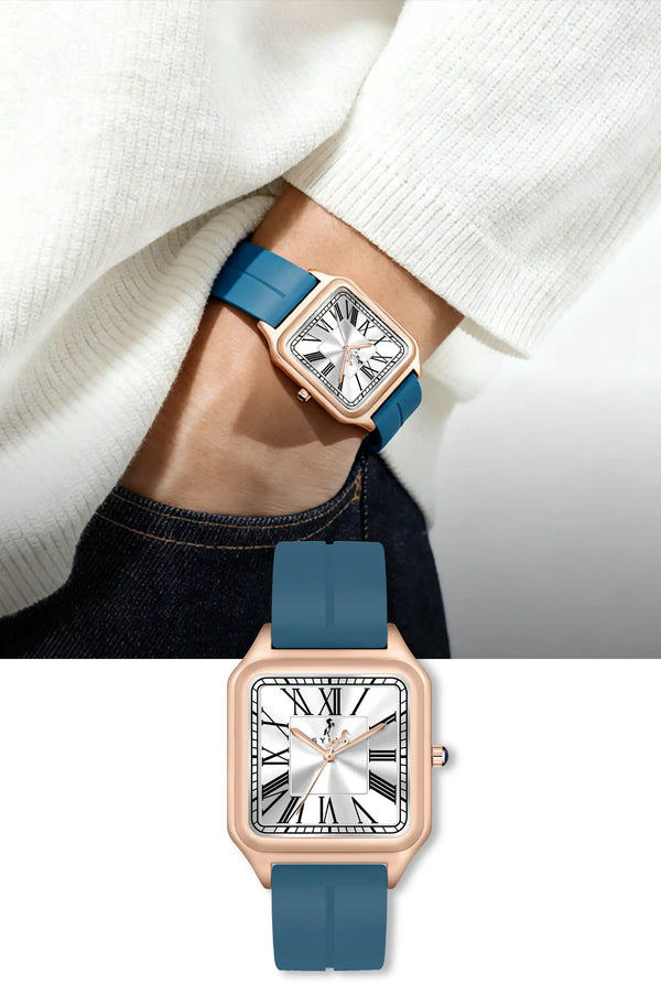 Opus White Rosegold Silicone