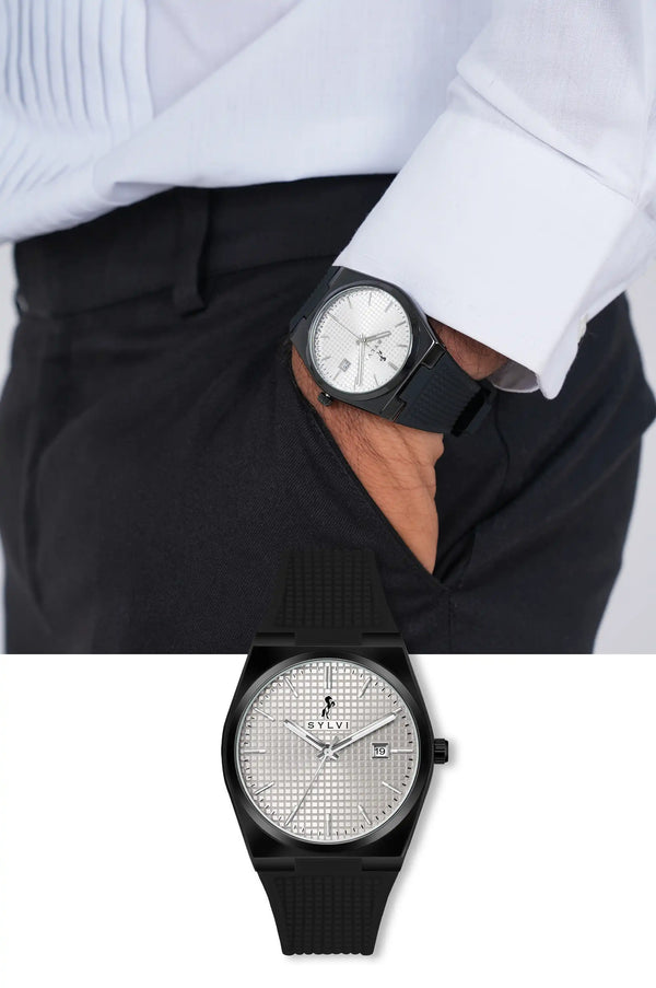 Professional Edge White Black Silicone