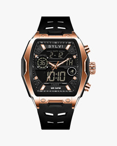 Vanguard Black Rosegold Silicone