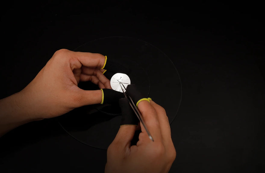 Sylvi Serene Silver Link watch hands, engineered for precise and accurate time display.