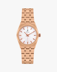 Sylvi Sia white rose gold steel women's watch – front view