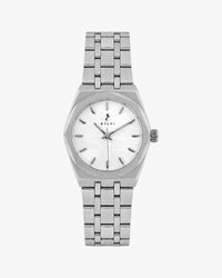 Sylvi Sia white silver steel women's watch – front view