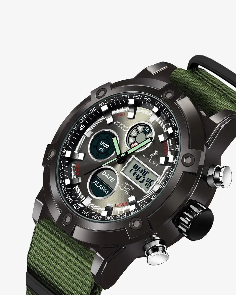 Sylvi Iconic Green Flexible Nato Strap Watch Shop Now