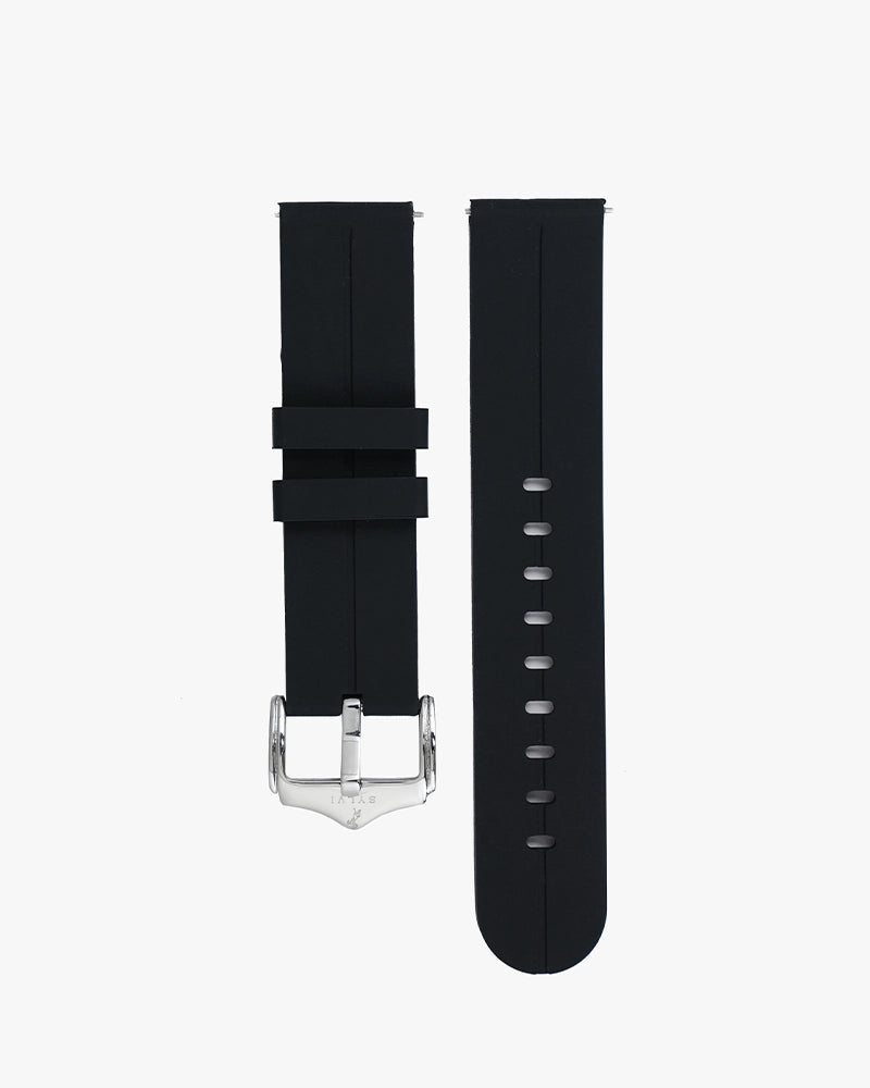 Sylvi 20mm Silicone Strap for Watch Smooth and Comfortable