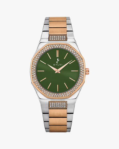 Specter Crystal Green Gold Silver Steel