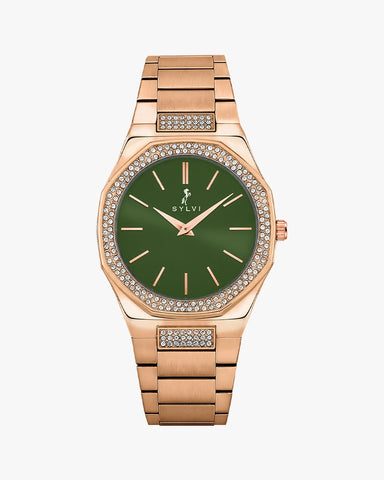 Specter Crystal Green Rosegold Steel