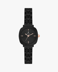 Sylvi Bella Black-Black-Black Analog Watch For Women