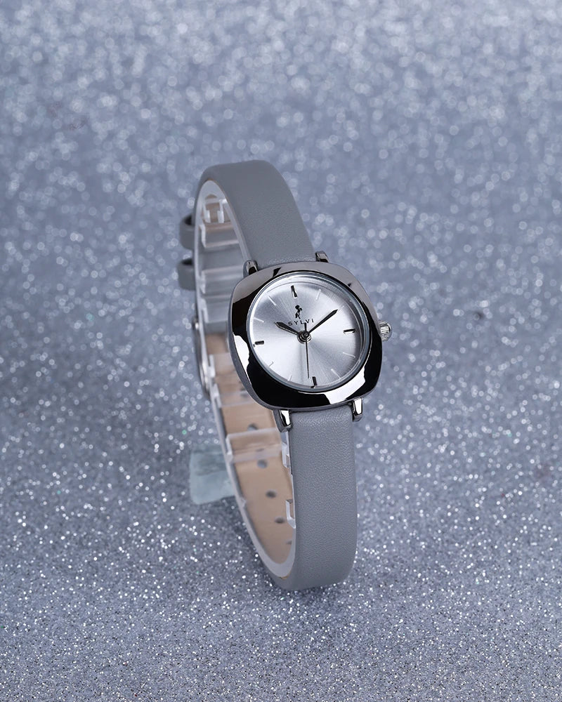 Sylvi Bella White-Silver-Grey Analog Watch For Women