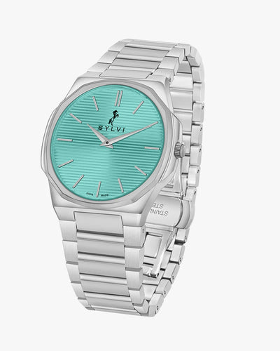 Blade Powder Blue Silver Steel