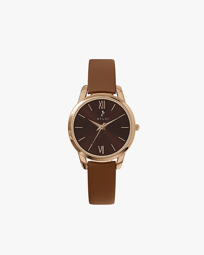 Dazzle Mocha Rose Leather