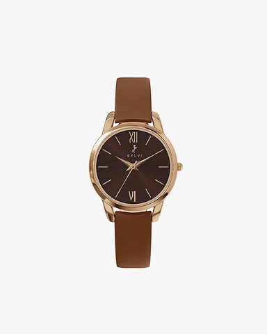 Dazzle Mocha Rose Leather