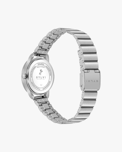 Dazzle Green Silver Link Chain