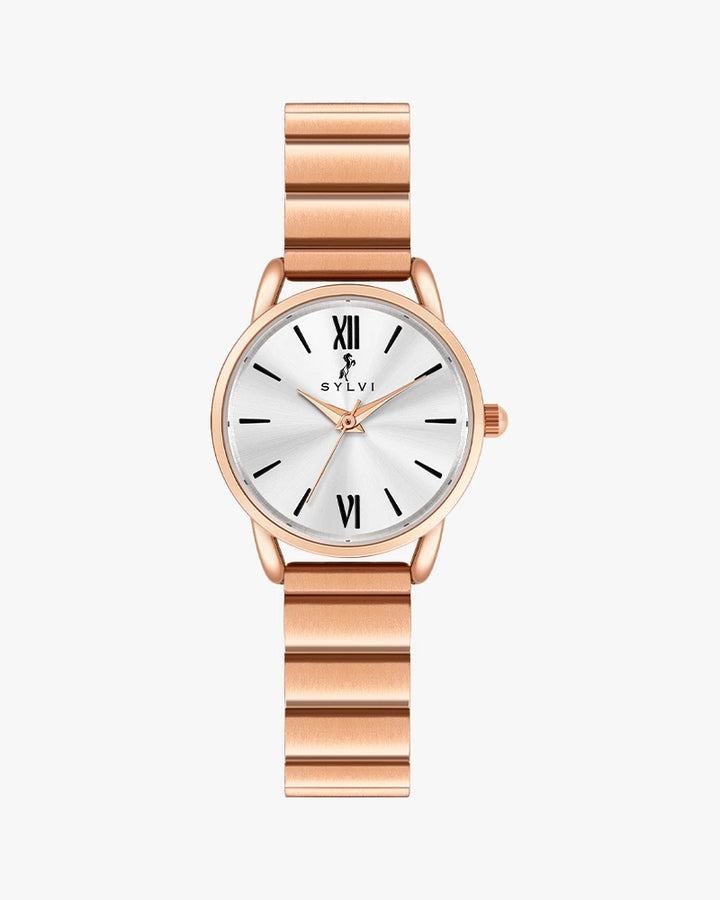 Sylvi Dazzle white rosegold women's watch main product image

