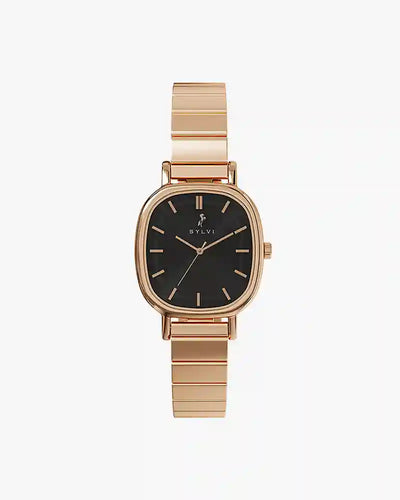 Ellore Black Rosegold Link