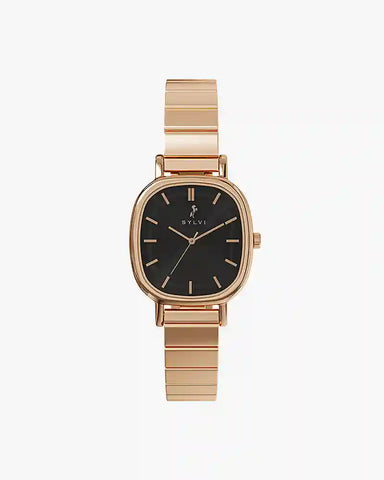 Ellore Black Rosegold Link