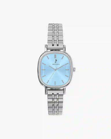 Ellore Ice Blue Silver Steel