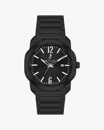 Sylvi Elysian Black Black Analog Watch For Men