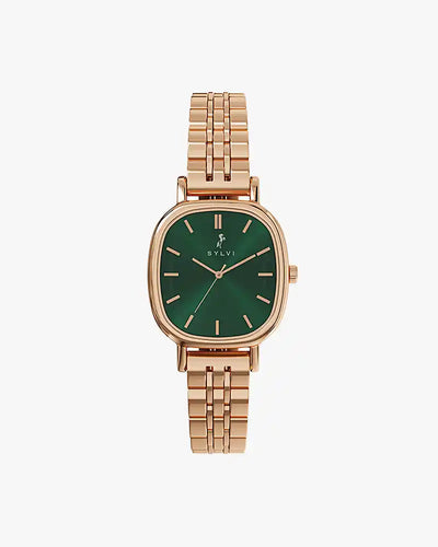 Ellore Emerald Green Rose Steel