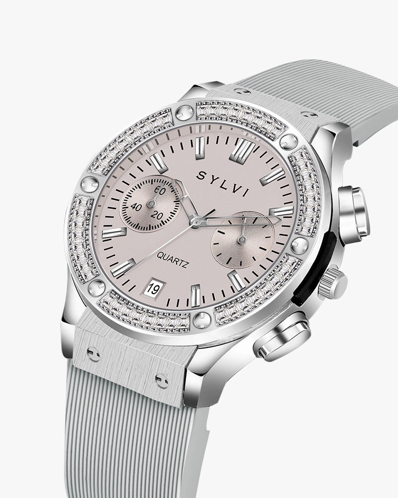 Sylvi Imperial Stone Grey Watch for Men & Women