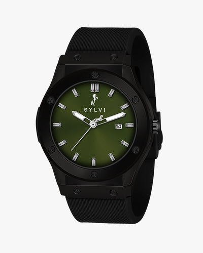 Majestic Green Black Silicone